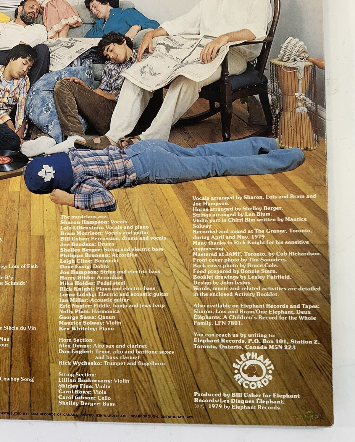 Sharon Lois & Bram: Smorgasbord (Vinyl LP, 1984 Reprint) w/Song Book - Tested