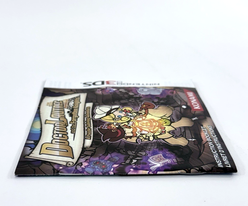 Doctor Lautrec and the Forgotten Knights (Nintendo 3DS, 2011) Game and Manual