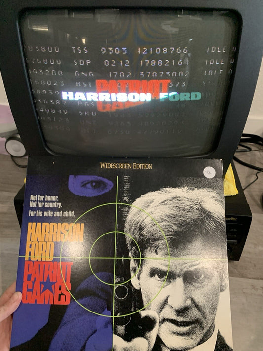 Patriot Games (Laserdisc CLV, 1992) CX Noise Reduction - Tested and Working