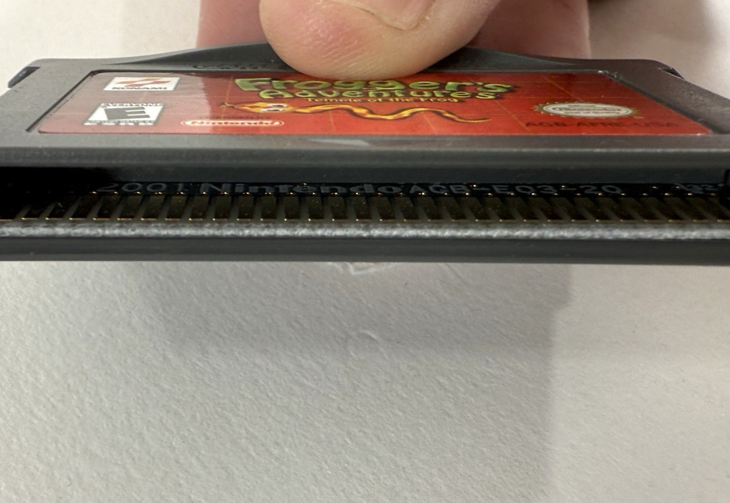 Frogger's Adventures: Temple of the Frog (GameBoy Advance, 2001) Game Cartridge