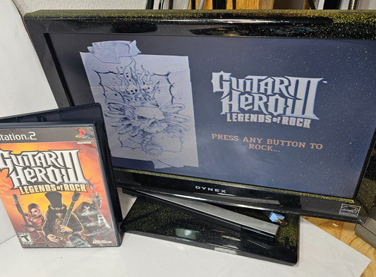 Guitar Hero 3 III Legends of Rock (Sony Playstation 2, 2007) Game Case Manual