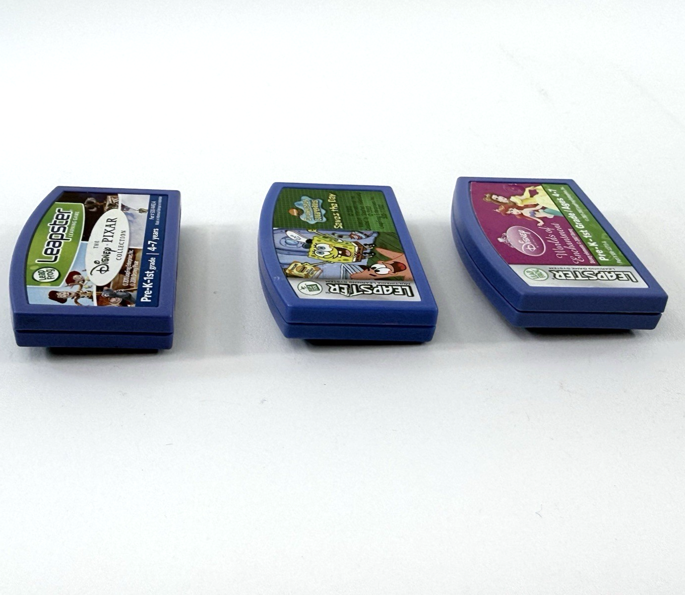 Leap Frog Leapster Learning Games - SpongeBob, Disney Pixar Collection, Princess