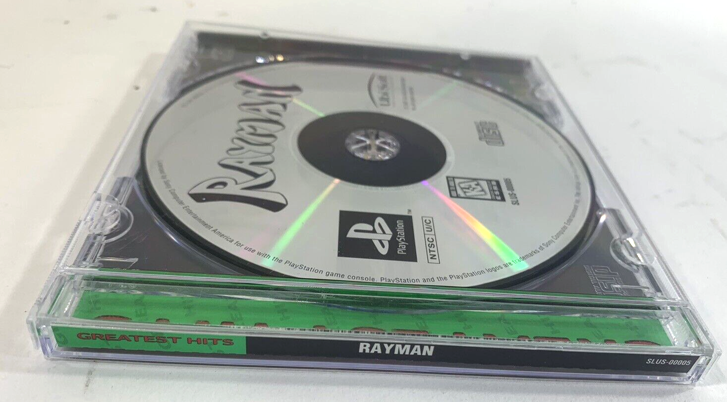 Rayman - Greatest Hits (Sony PlayStation 1, 1997) Game And Case - Tested