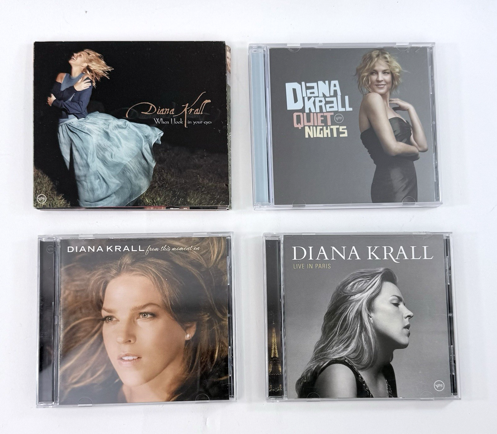 Diana Krall (CD Bundle) Live in Paris, Quiet Nights, When I Look in Your Eyes +1