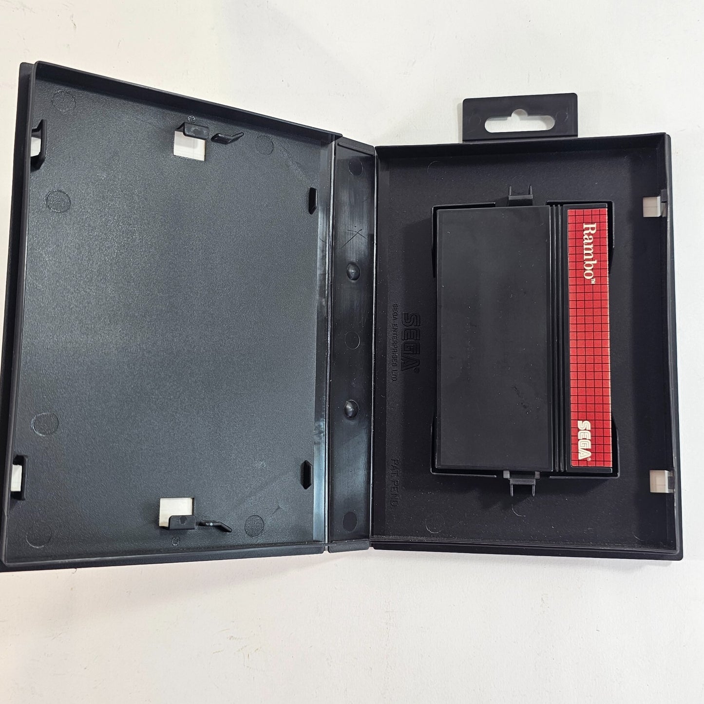 Rambo: First Blood Part II (Sega Master System, 1986) Game and Case  - Tested