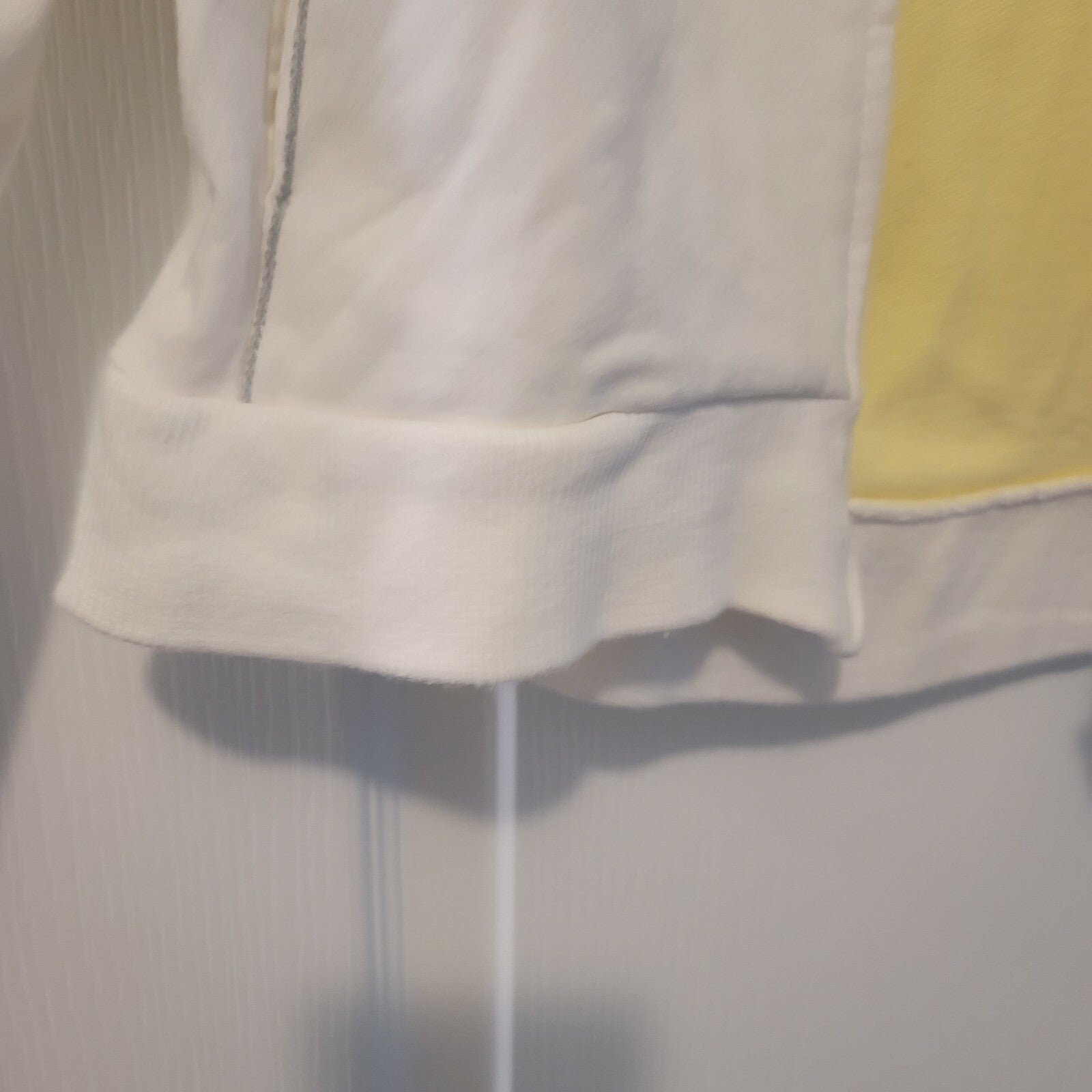 FILA Women's Large White and Yellow Full Zip Sports Jacket