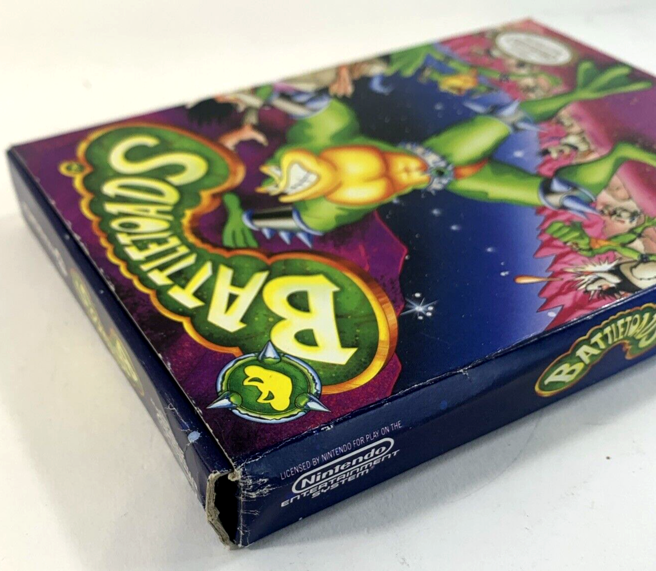 Battletoads (Nintendo Entertainment System, 1991) Game Box Manual Poster Foam