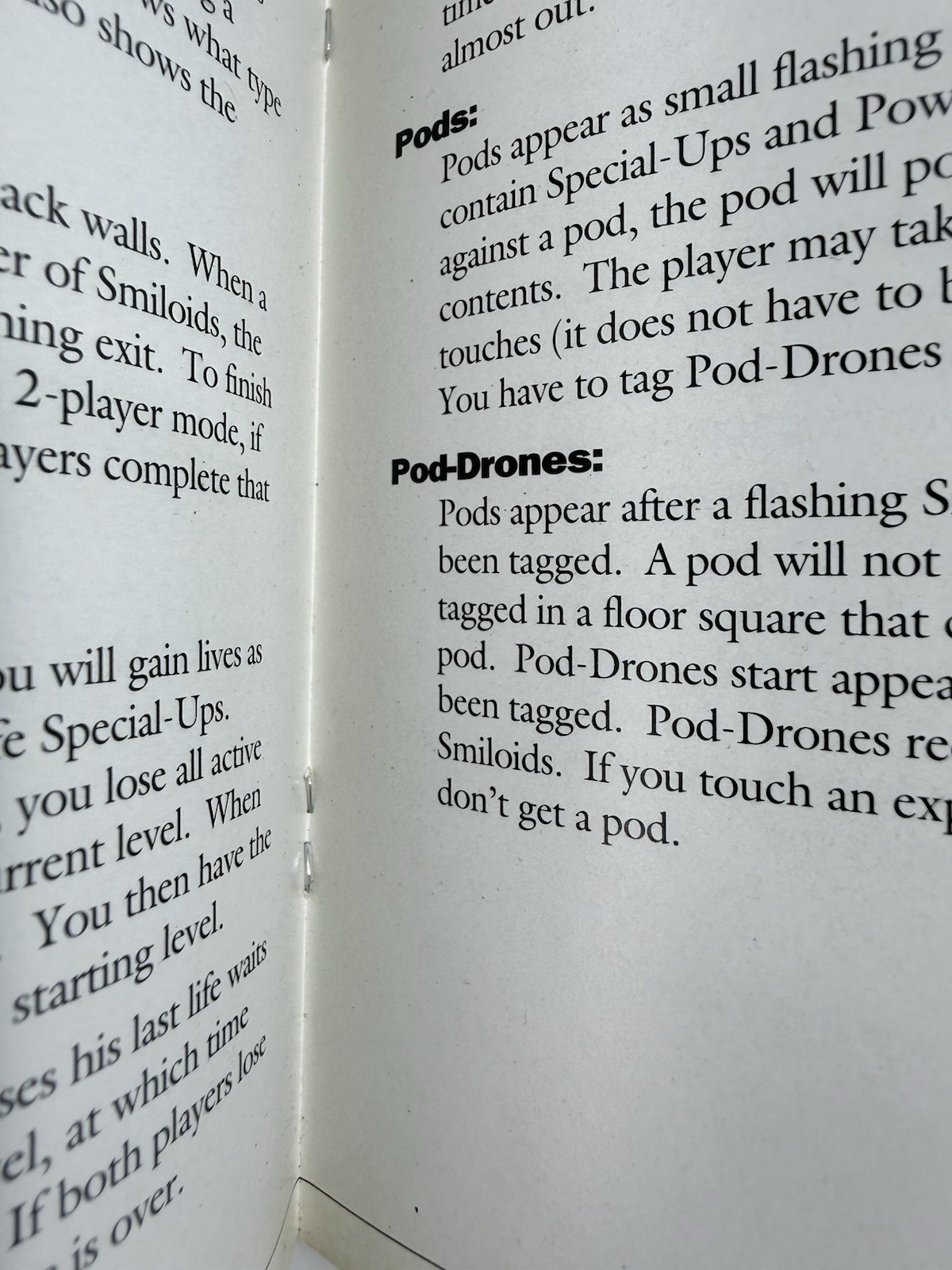 Faceball 2000 Super Nintendo Original Instruction Booklet  SNS-2F-USA