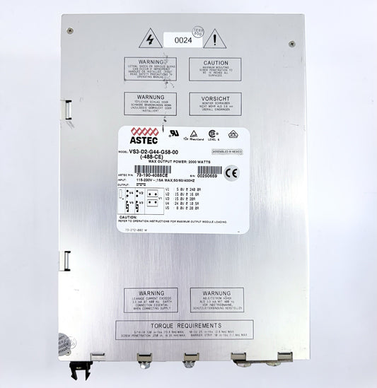 Astec VS3-D2-G44-G58-00 Modular Switching Power Supply - Tested and Working