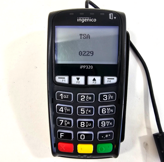 Ingenico iPP320 Payment Terminal with Power Supply and Connector Cable - Tested