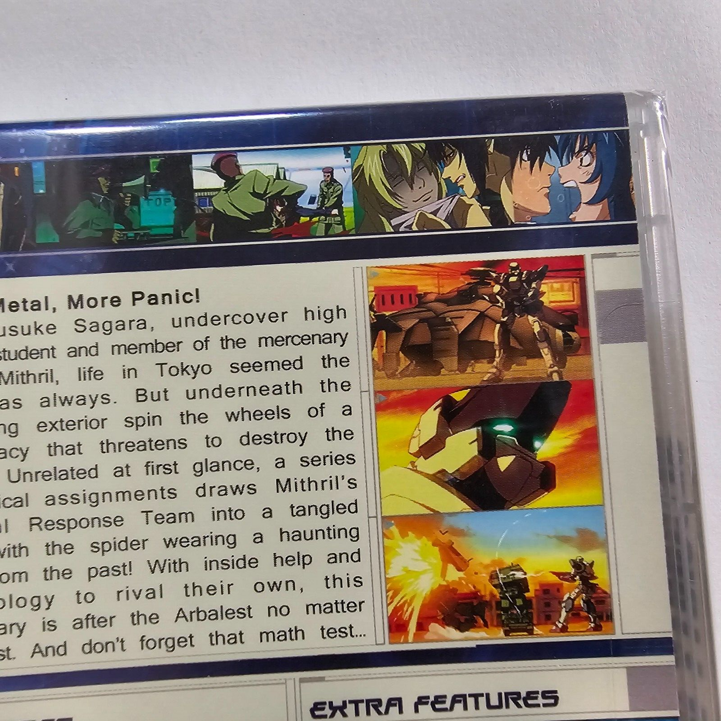 Full Metal Panic: The Second Raid TSR - Vol. 1 (DVD, 2007) with Slipcover NEW