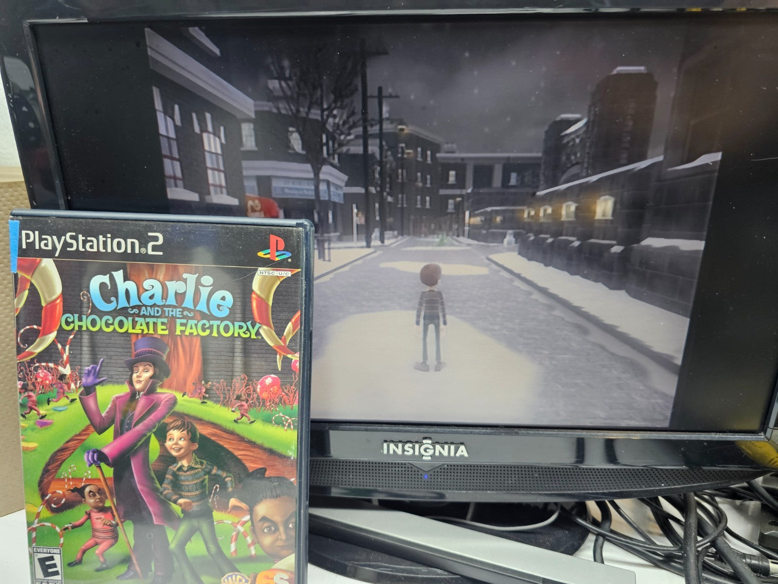 Charlie and the Chocolate Factory (PlayStation 2, 2005) Game, Case, & Manual