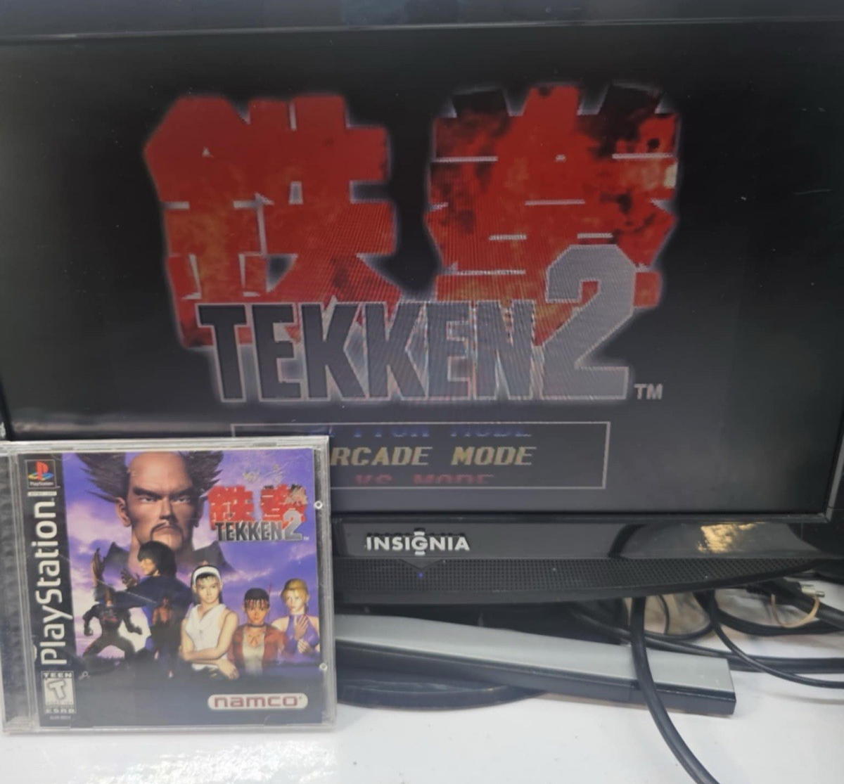 Tekken 2 (Sony PlayStation 1, 1996) Game Case Manual Registration- Tested - Read