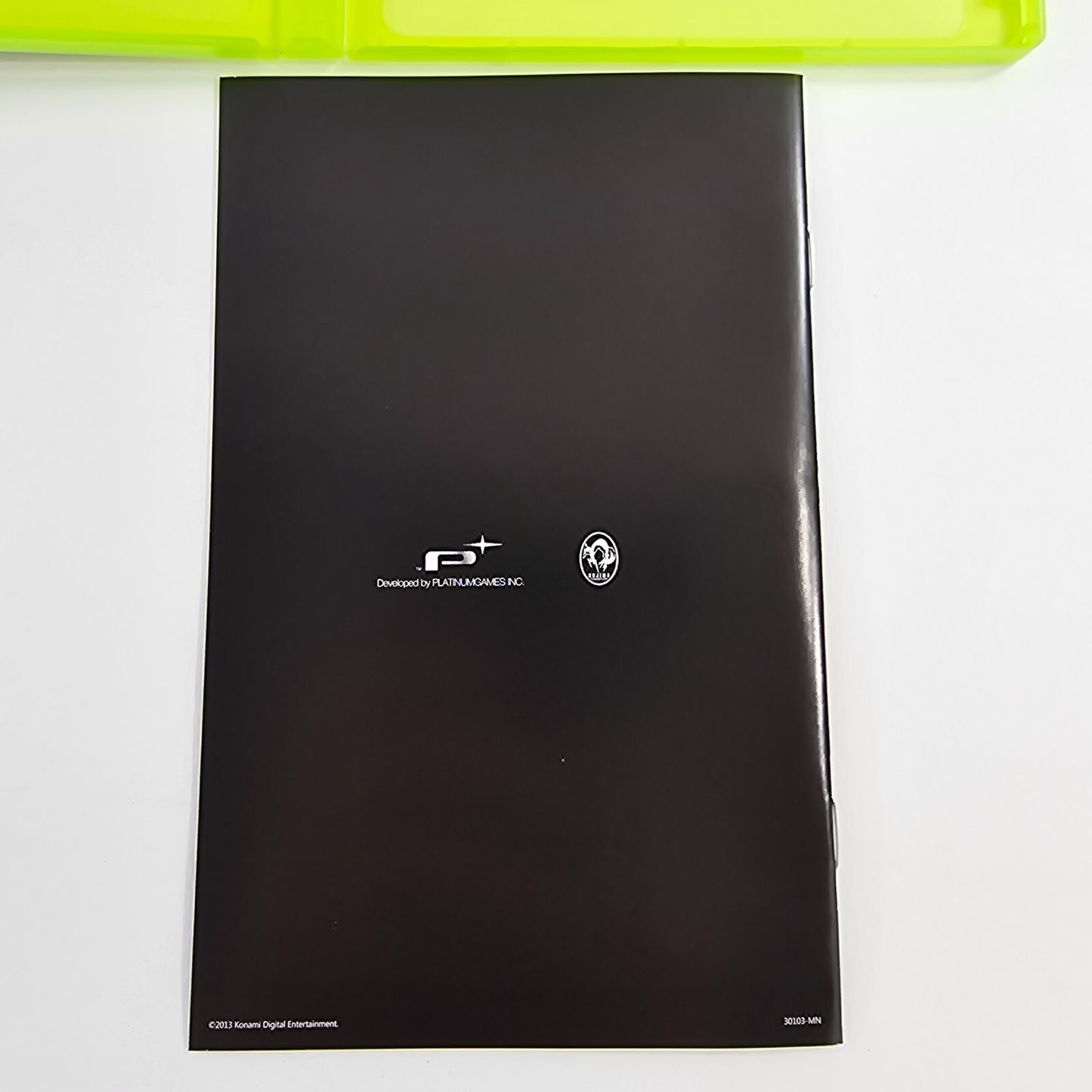 Metal Gear Rising: Revengeance (Xbox 360, 2013) Game Case Manual Insert - Tested