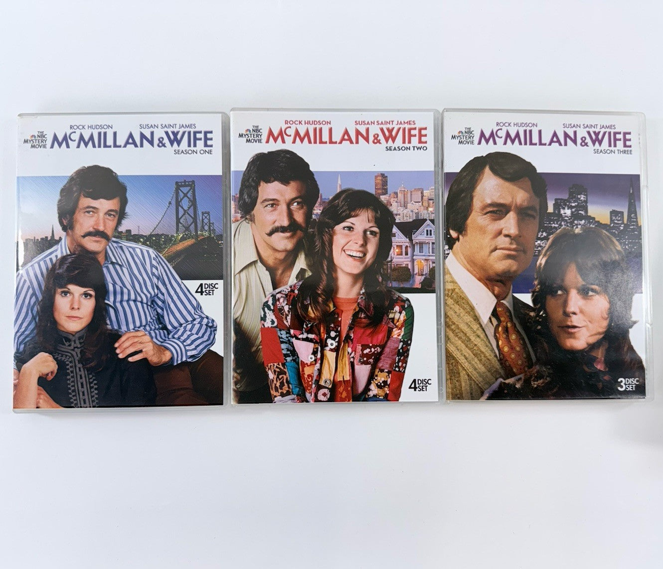 McMillan & Wife: Seasons 1-3 (DVD Box Set, 2013) Rock Hudson -Tested and Working