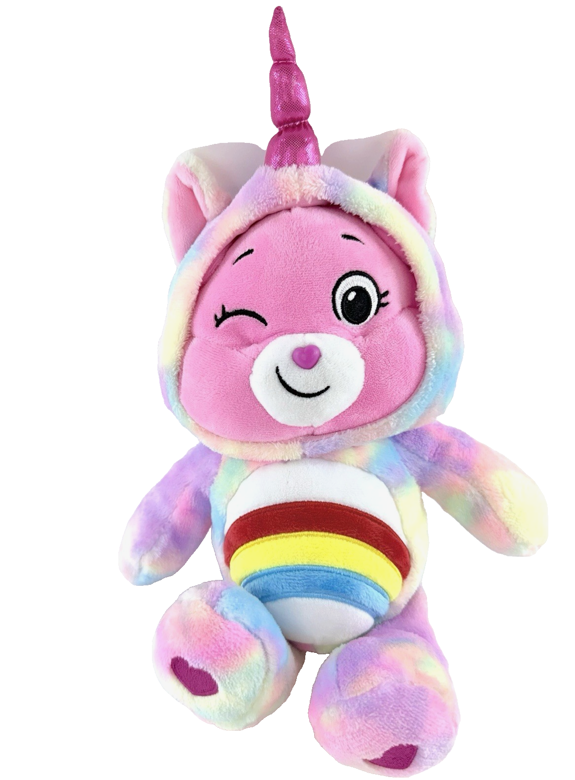 Big Fun 2021 Care Bears Hoodie Friends 12” Cheer Bear Unicorn Plush
