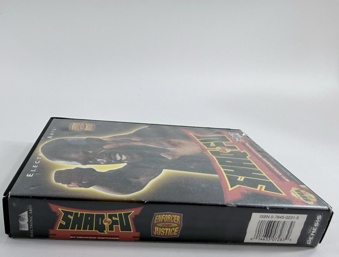 Shaq-Fu (Sega Genesis, 1994) Game, Case, Manual - Tested and Working