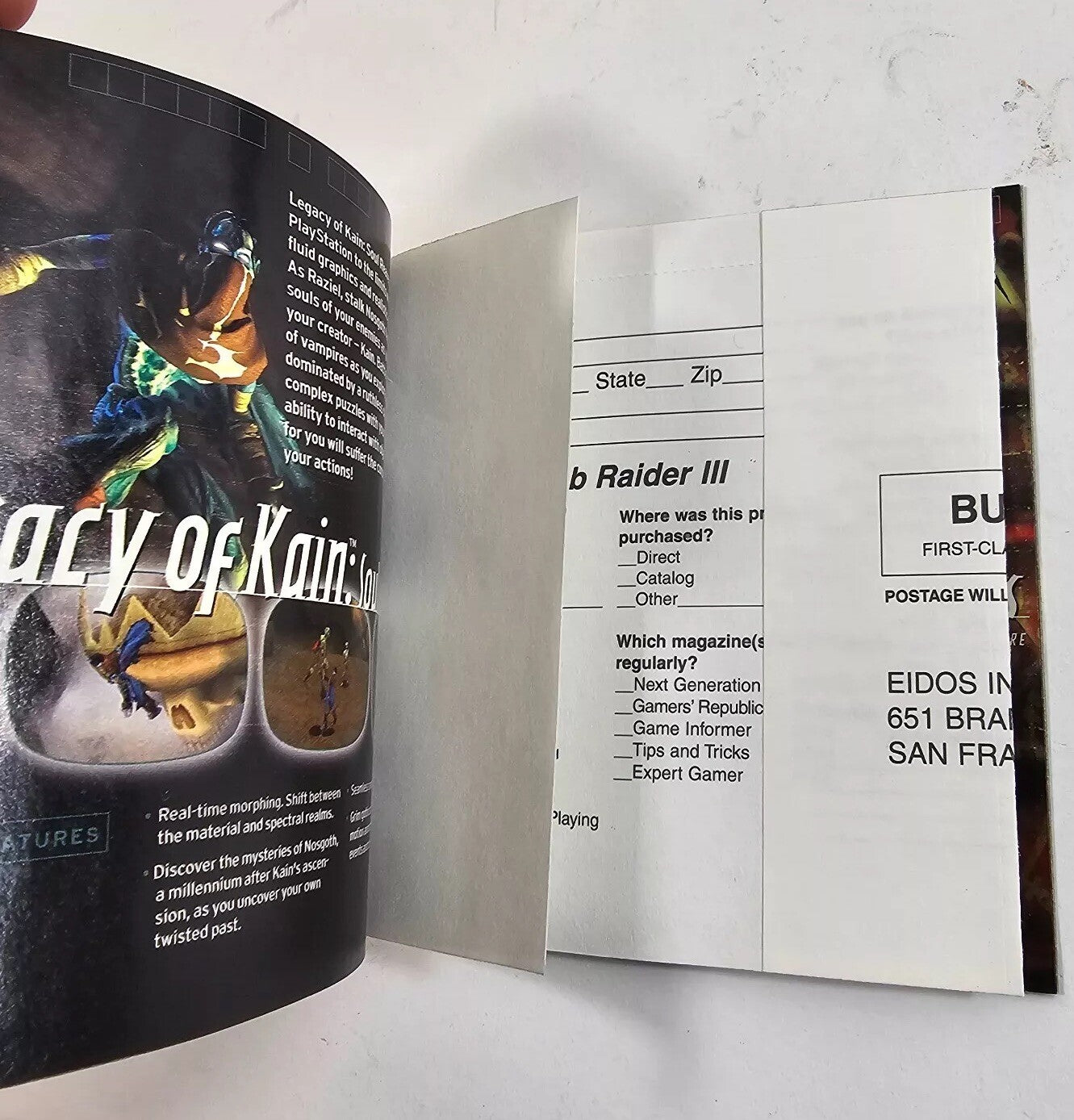 Tomb Raider III: Adventures of Lara Croft (Sony PlayStation 1, 1998) Complete