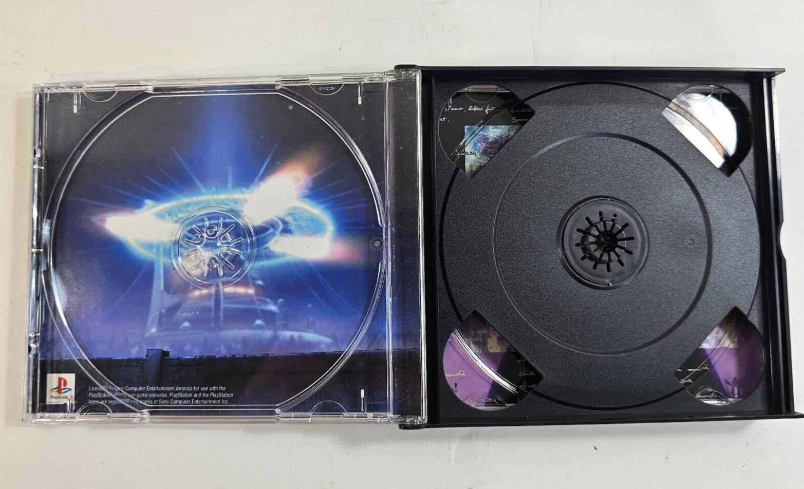 Final Fantasy VIII (PlayStation 1, 1999) Discs Case Manual Registration - Tested