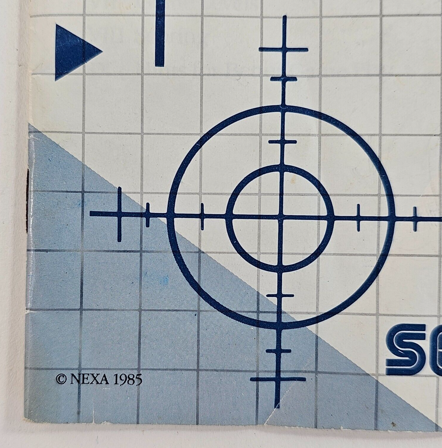 F-16 Fighting Falcon (Sega Master System, 1986) Game Card, Case, Manual - Tested