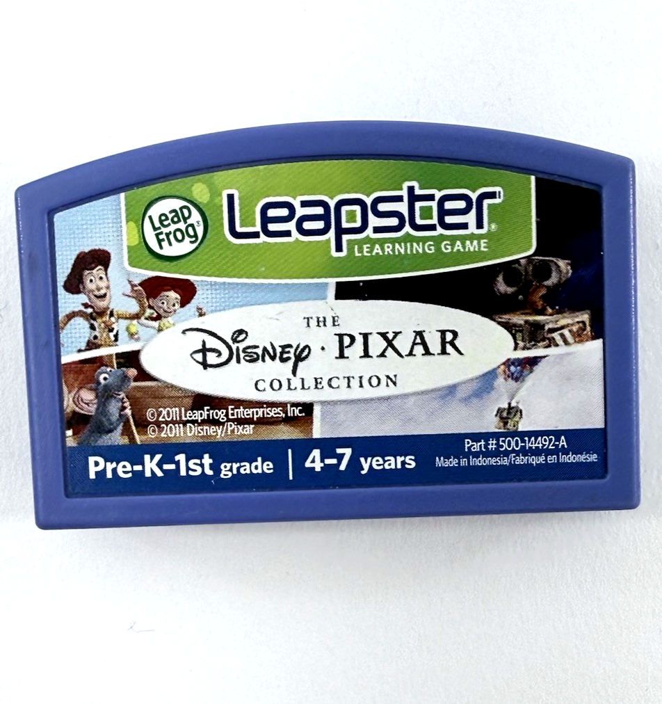 Leap Frog Leapster Learning Games - SpongeBob, Disney Pixar Collection, Princess