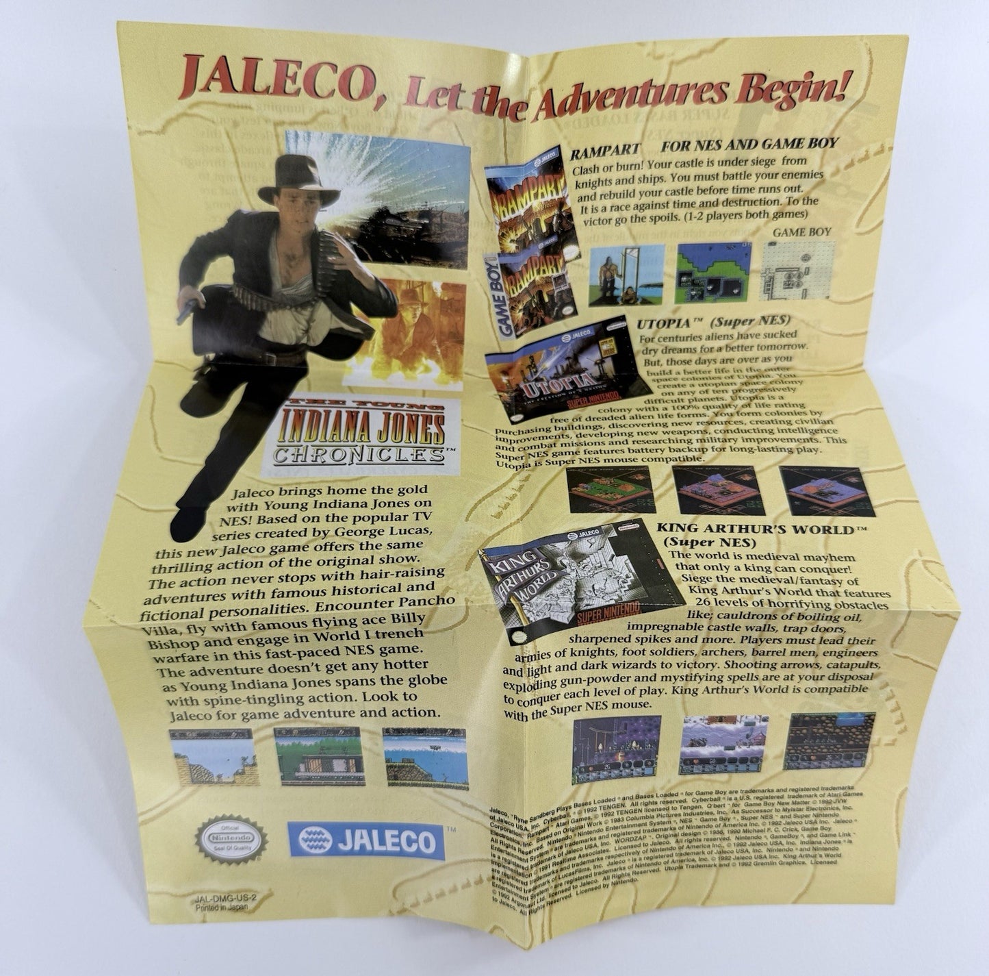 Bases Loaded (GameBoy, 1990) Game Box Manual Inserts Poster Registration -Tested
