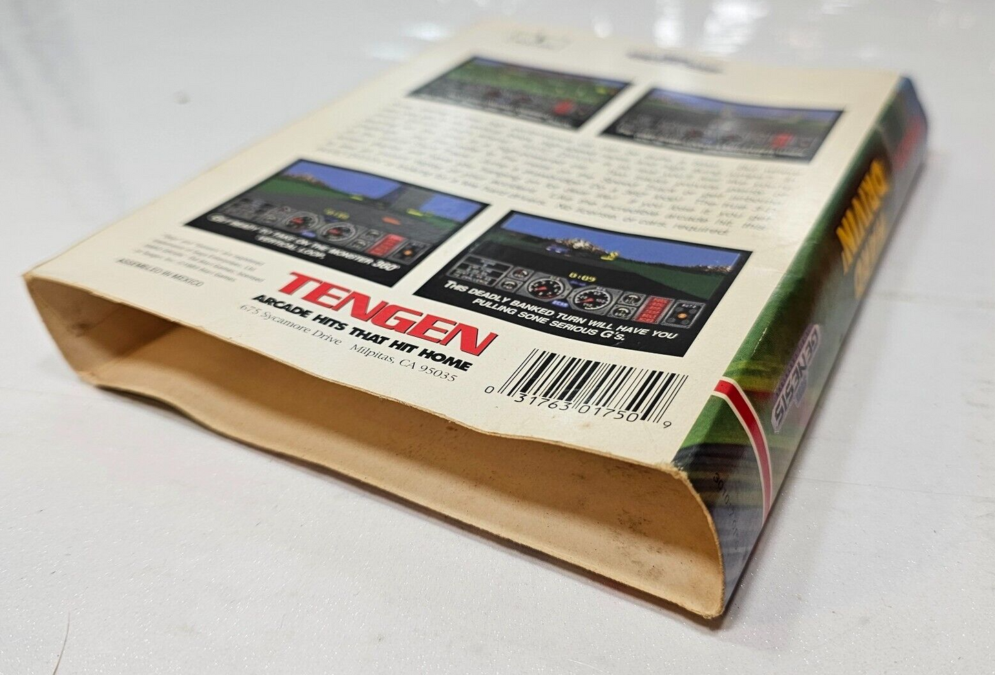 Hard Drivin' (Sega Genesis, 1991) - Game Case Manual Registration Card - Tested