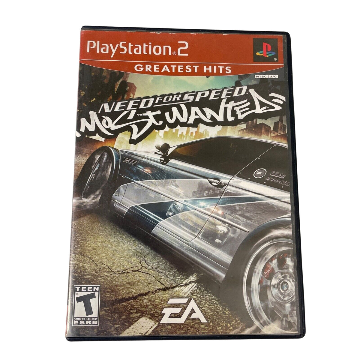 Need for Speed: Most Wanted (PlayStation 2, 2005) Game Case Manual - Tested