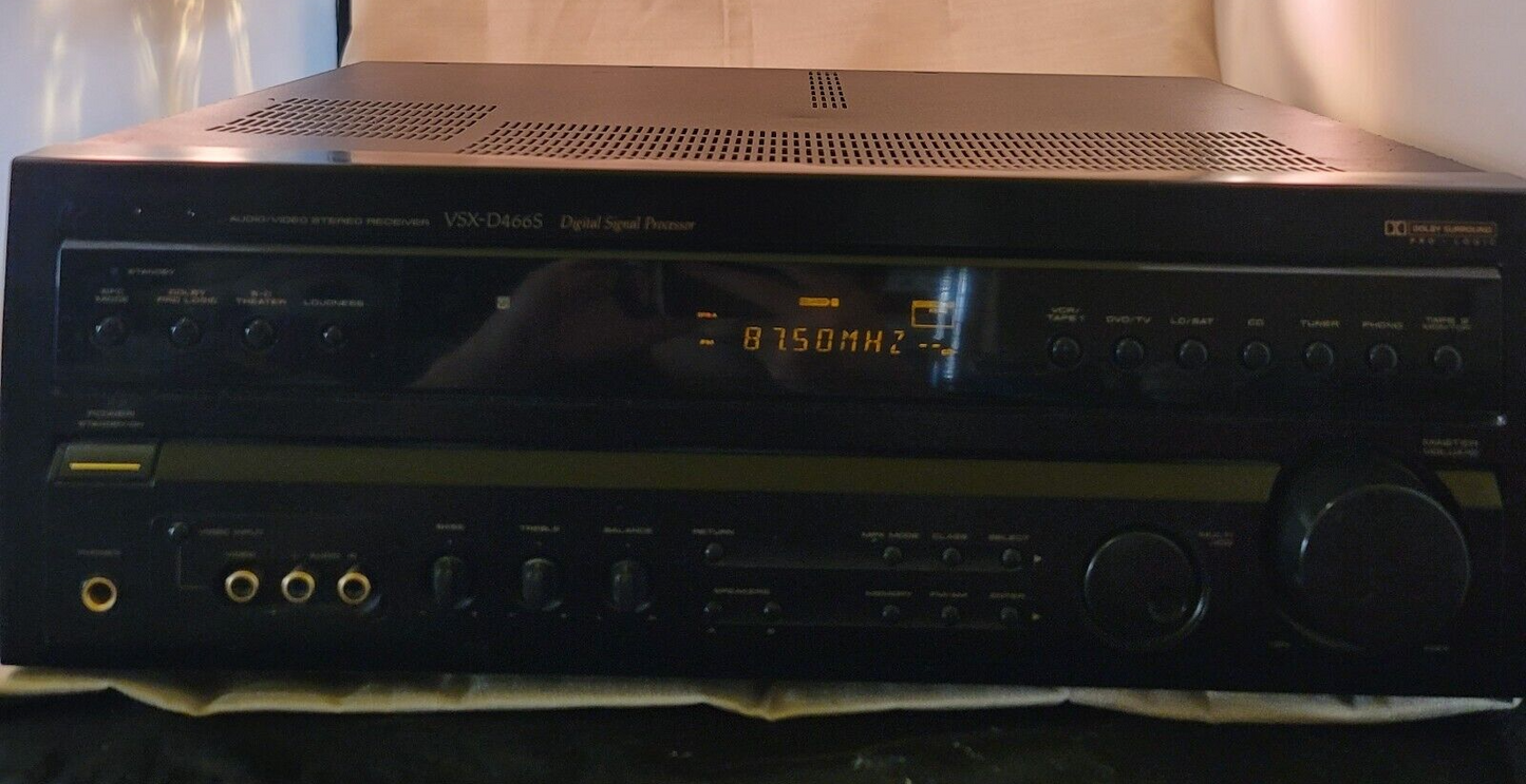 Vintage Pioneer Model VSX-D466S Audio/Video Stereo Receiver No Remote
