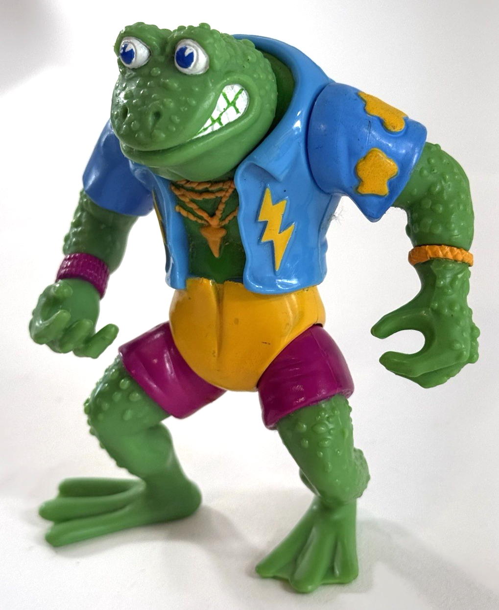 Mirage Studios 1989 Playmates 6" Genghis Frog Loose Action Figure - TMNT