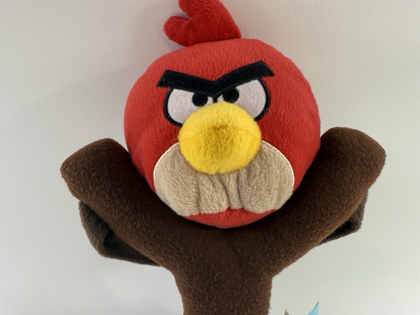 Rovio 2012 Angry Birds 12”Red Bird On Slingshot Plush