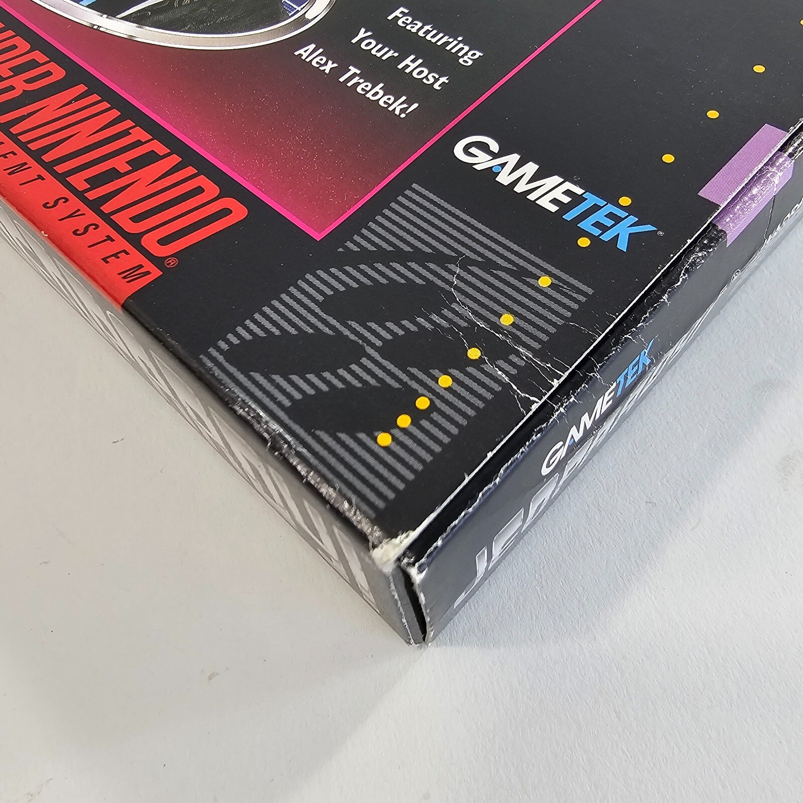 Jeopardy (Super Nintendo, 1992) Game Box Manual Poster - Tested and Working