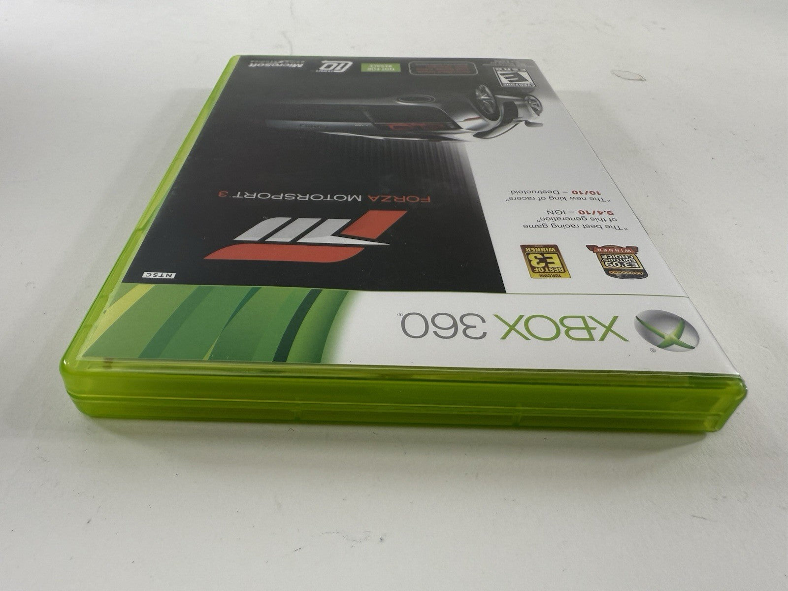 Forza Motorsport 3 (Microsoft Xbox 360, 2009) Game Case Manual Insert - Tested