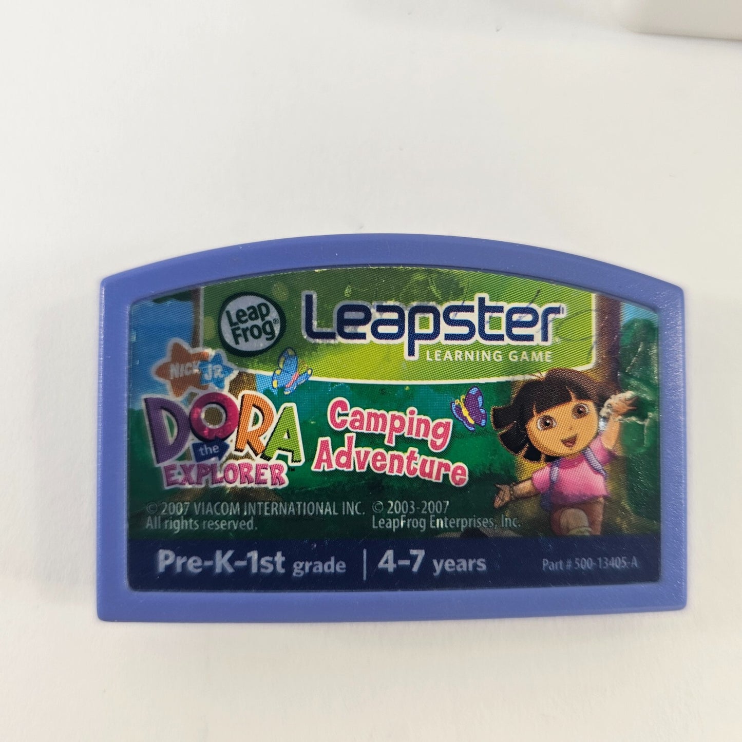 Leap Frog Leapster 2007 Dora the Explorer Camping Adventure - Game Case & Manual