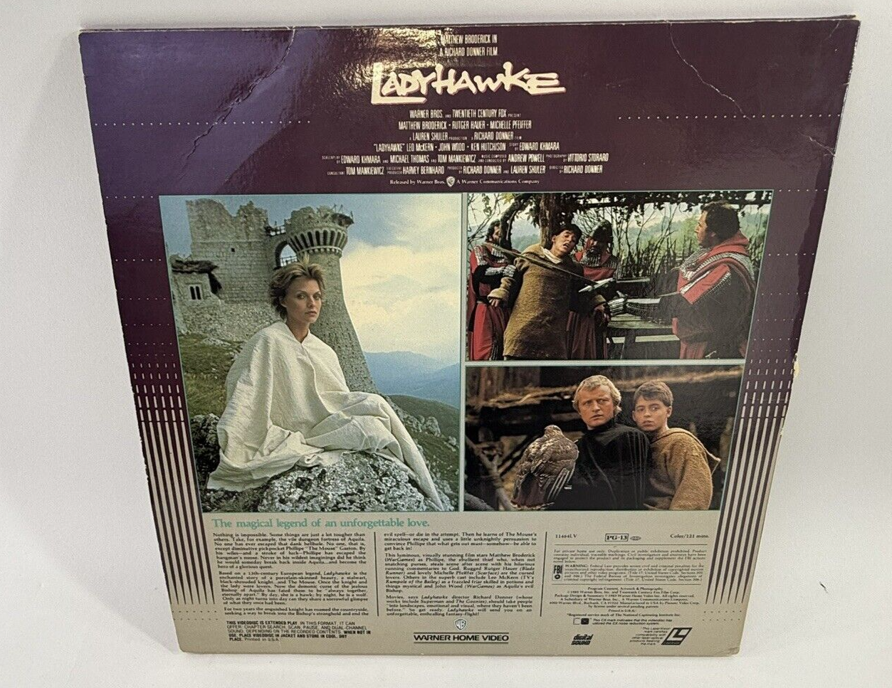 Don Juan de Marco (Laserdisc Bundle) Far And Away, Lady Hawke - Tested