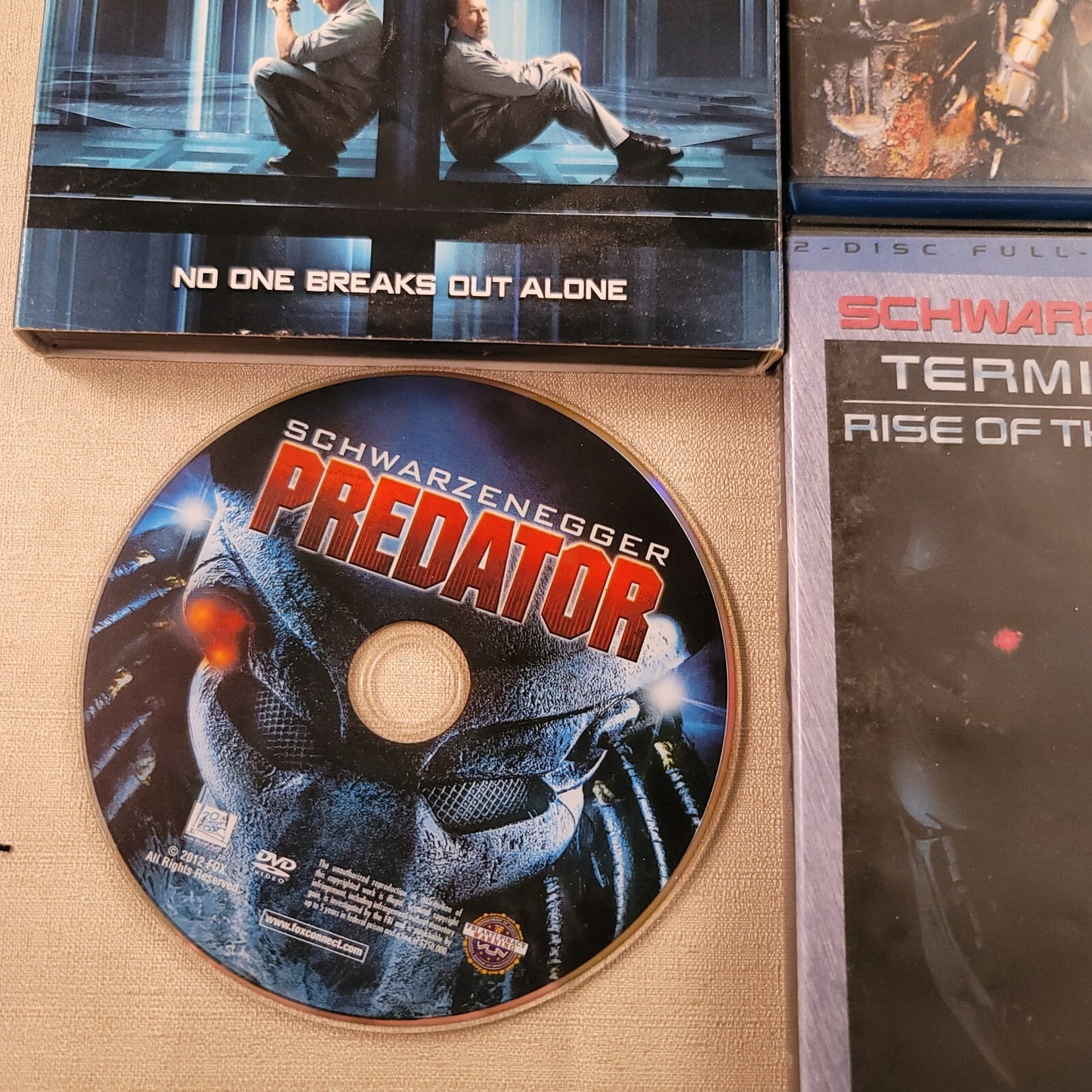 Terminator 3 Schwarzenegger Movie Lot Predator Escape Salvation DVD