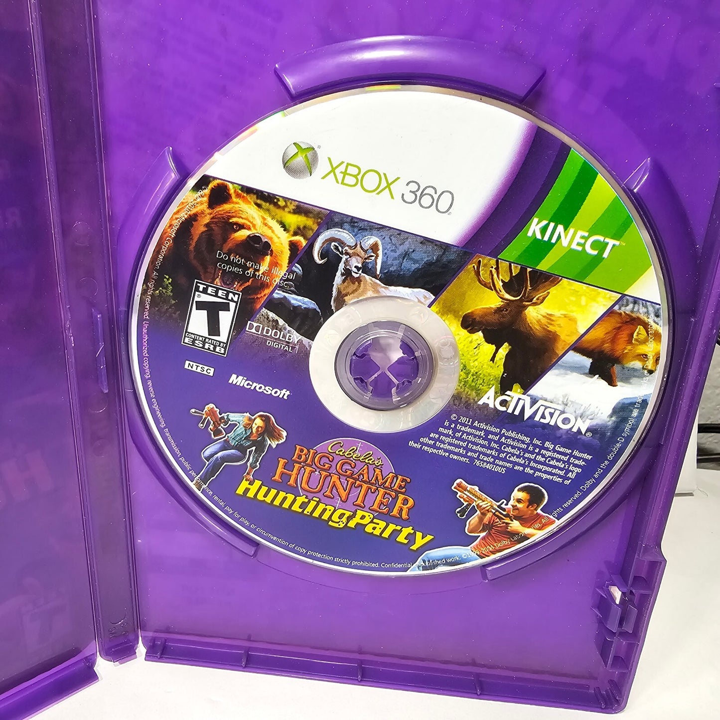 Cabela’s Big Game Hunter: Hunting Party (Xbox 360, 2011) Game and Case - Tested