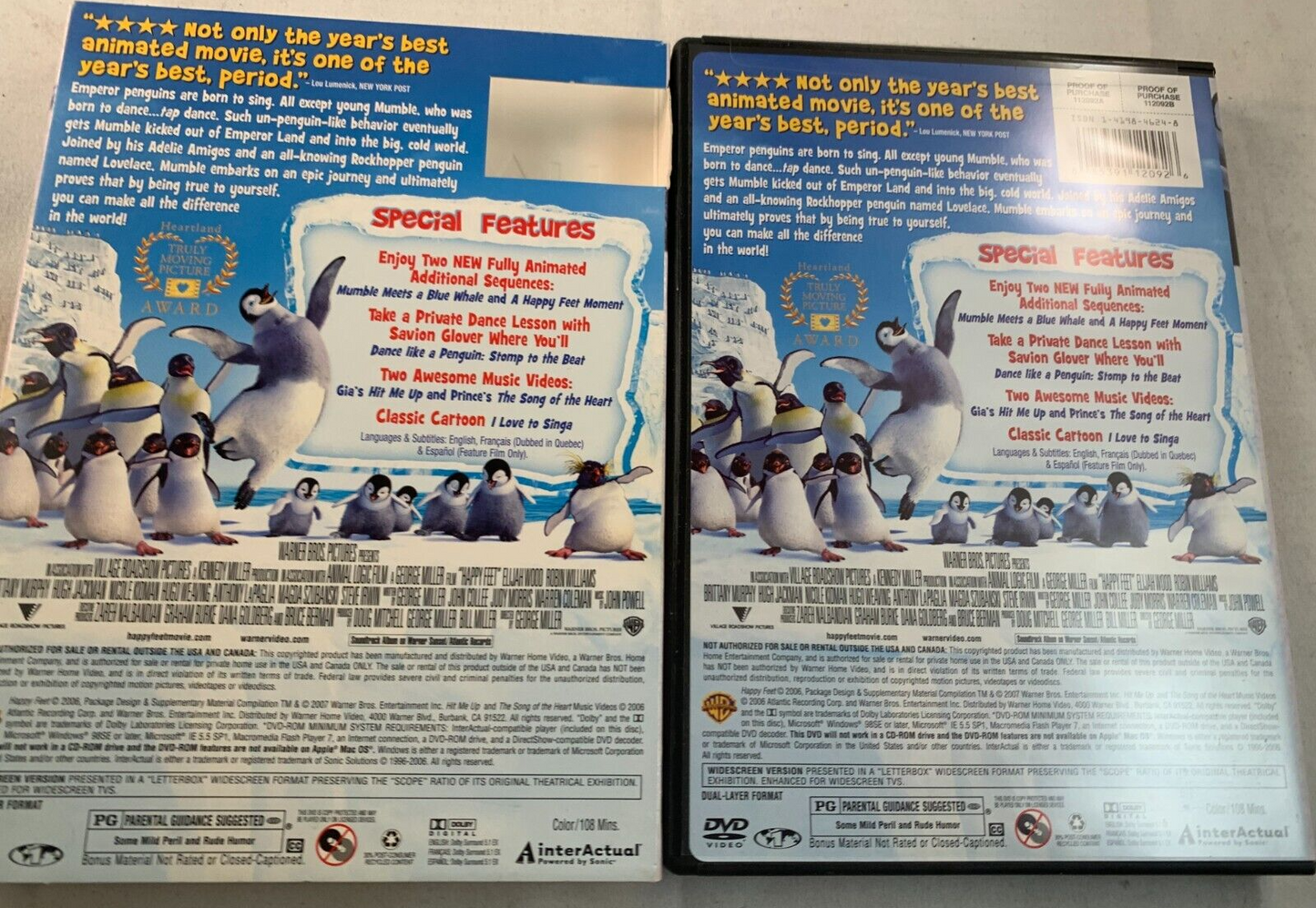 Happy Feet (DVD, 2007, Widescreen)