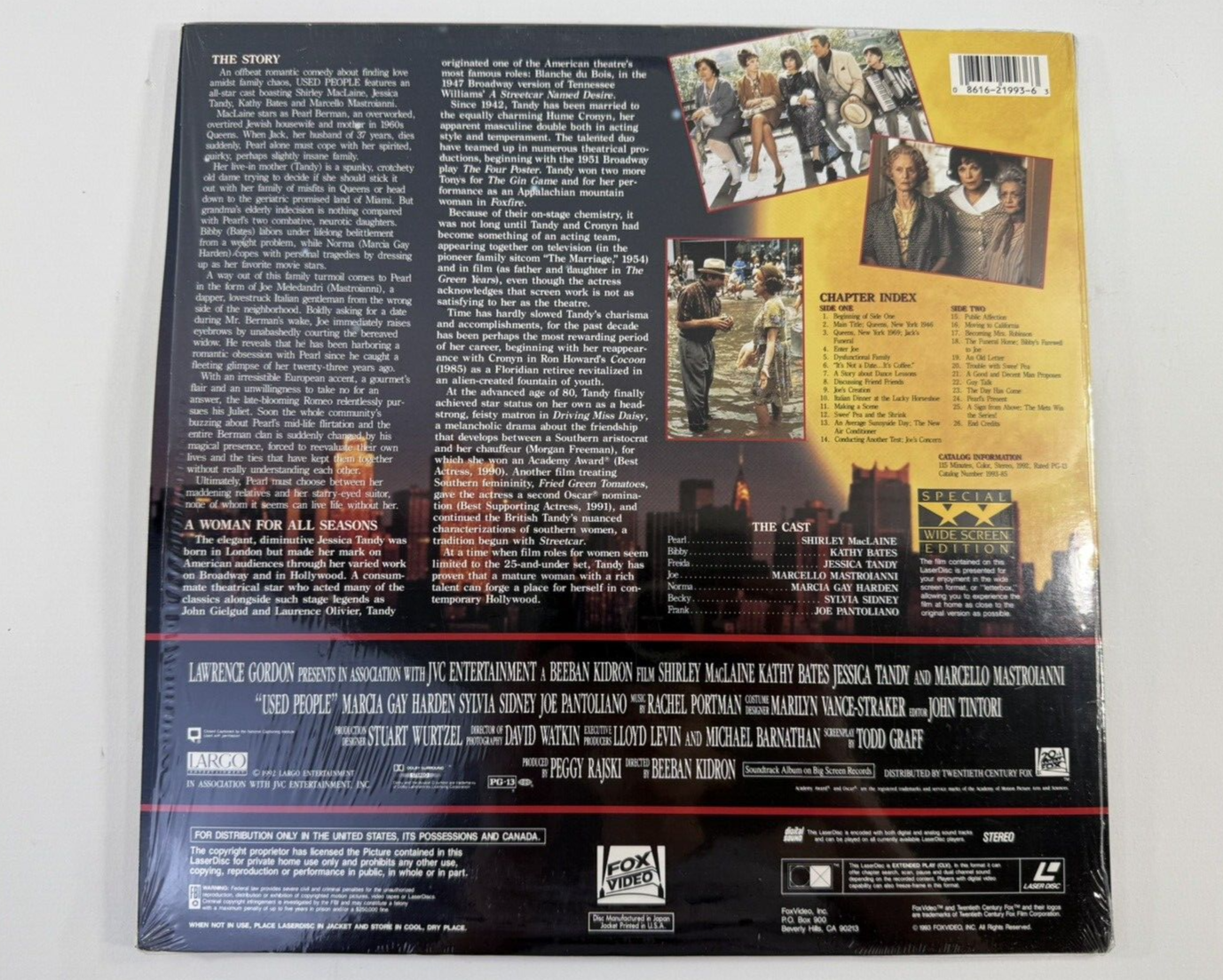 Adventures of Priscilla Queen Of The Desert (Laserdisc bundle) Used People +1