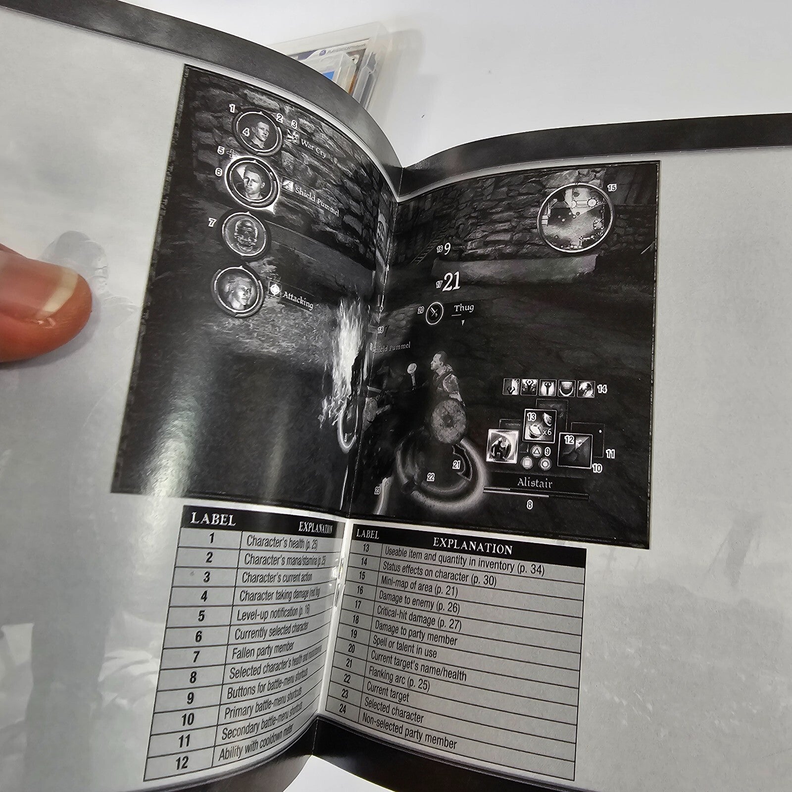 Dragon Age: Origins (Sony PlayStation 3, 2009) Game Case Manual - Tested