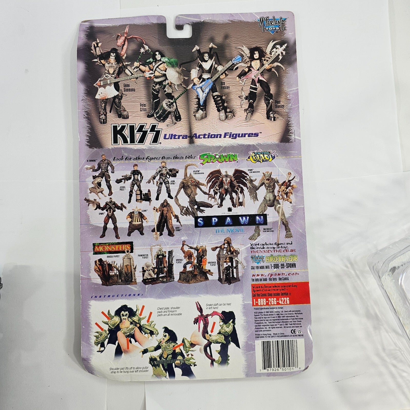 McFarlane Toys 1997 KISS Ultra Action Figures with Original Boxes - Read