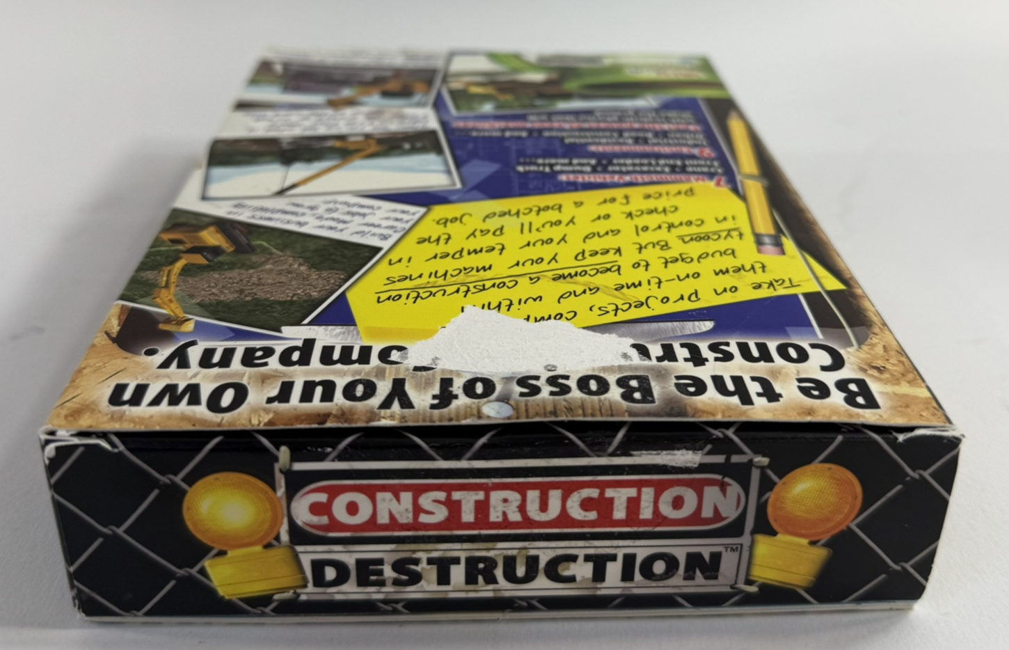 Construction Destruction (PC, 2003) Box Box, Jewel Case, Game Disc, No Manual