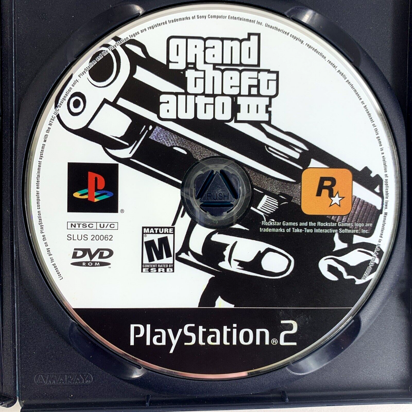 Grand Theft Auto III 3 (Sony PlayStation 2, 2001) Game Case Manual - Tested