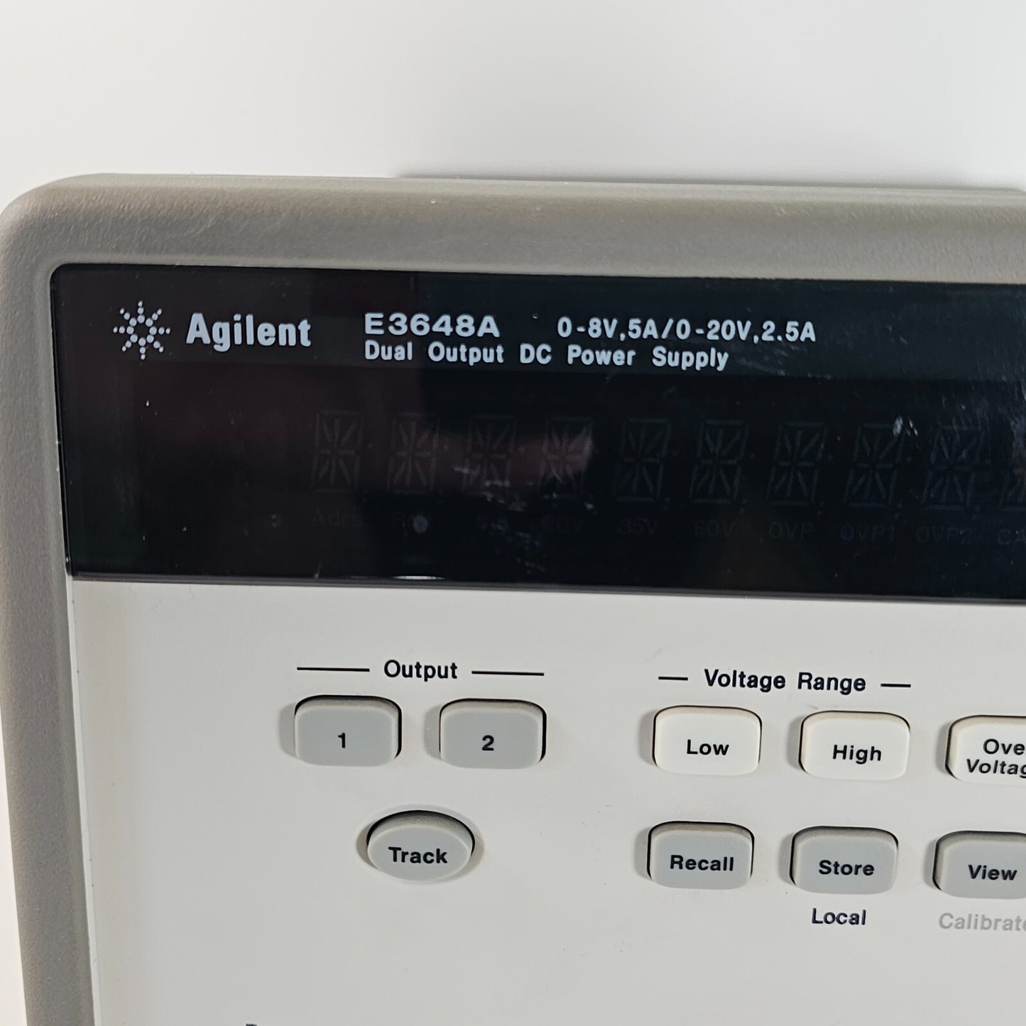 Agilent E3648A Dual Output DC Power Supply 0-8V,5A/0-20V,2.5A - Tested - 4355