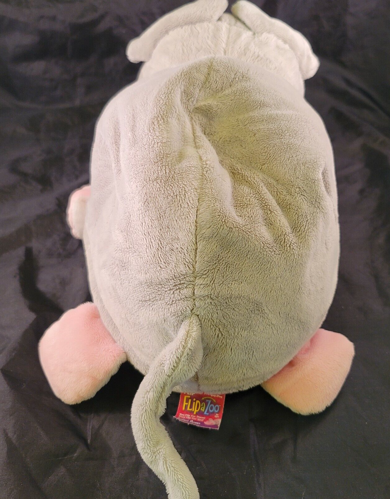 Flip-a-Zoo Caleb Cat - Sawyer Mouse 12" Reversible Plush Stuffed Animal Cute