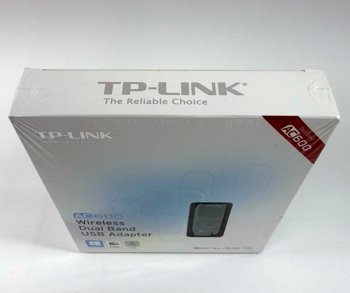 TP-LINK Archer T2U AC600 Wireless Dual Band USB Adapter - New, Sealed