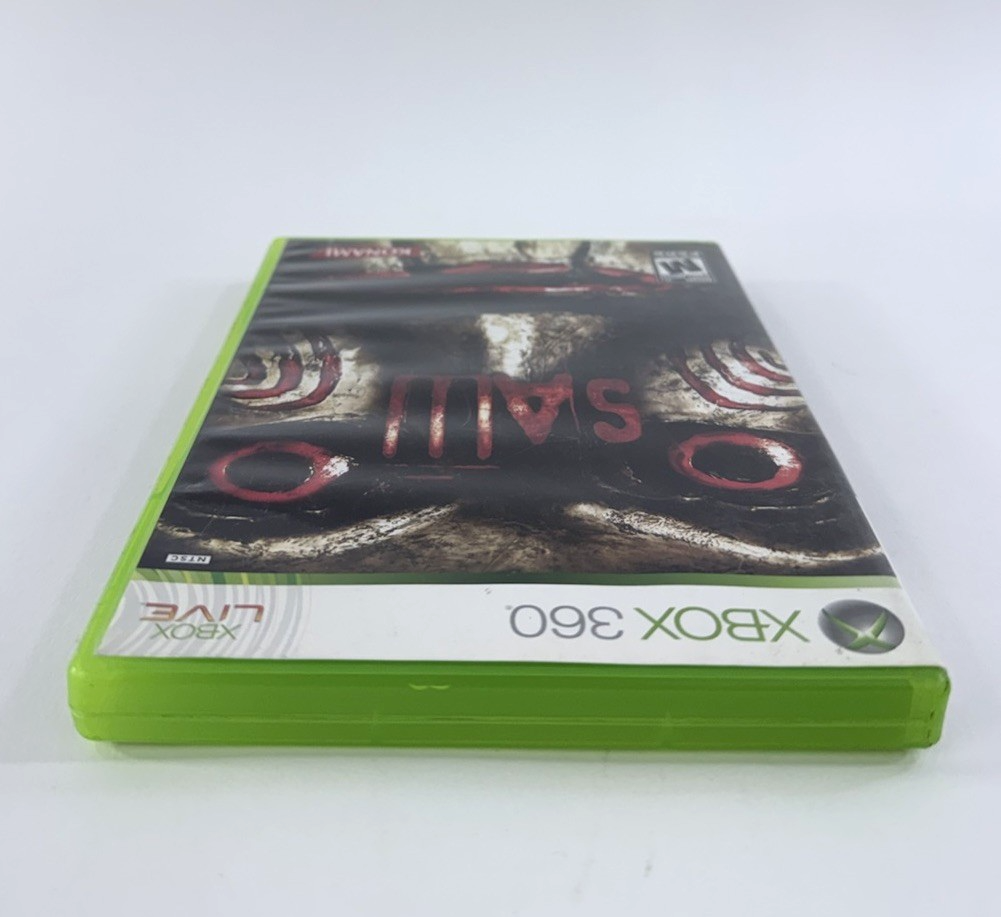 Saw (Microsoft Xbox 360, 2009) Original Game Case and Cover Art Only - No Game