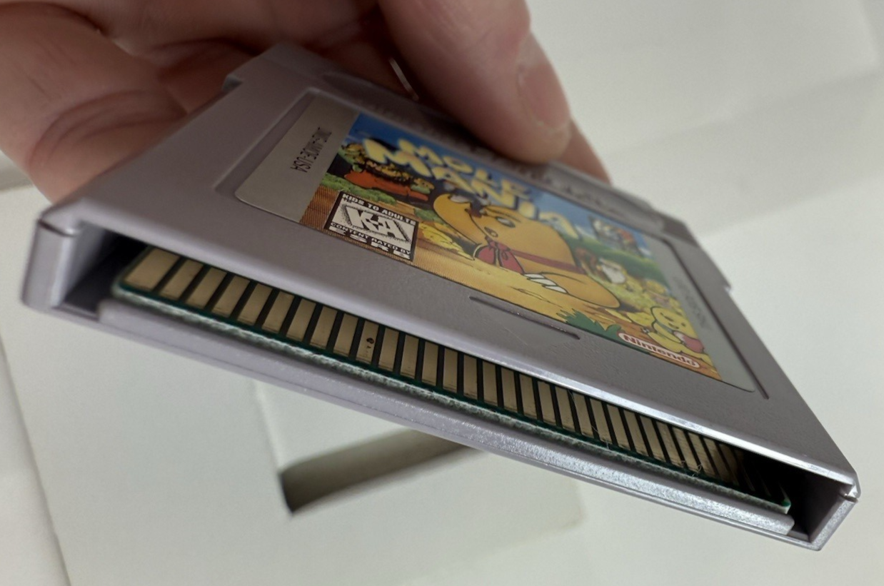 Mole Mania (Nintendo Gameboy, 1997) Game Case Manual Inserts - Tested