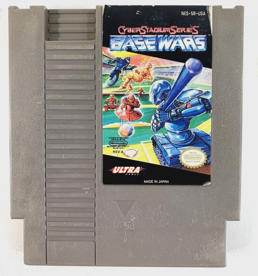 Cyber Stadium Series Base Wars (Nintendo NES, 1991) Game Cartridge - Tested