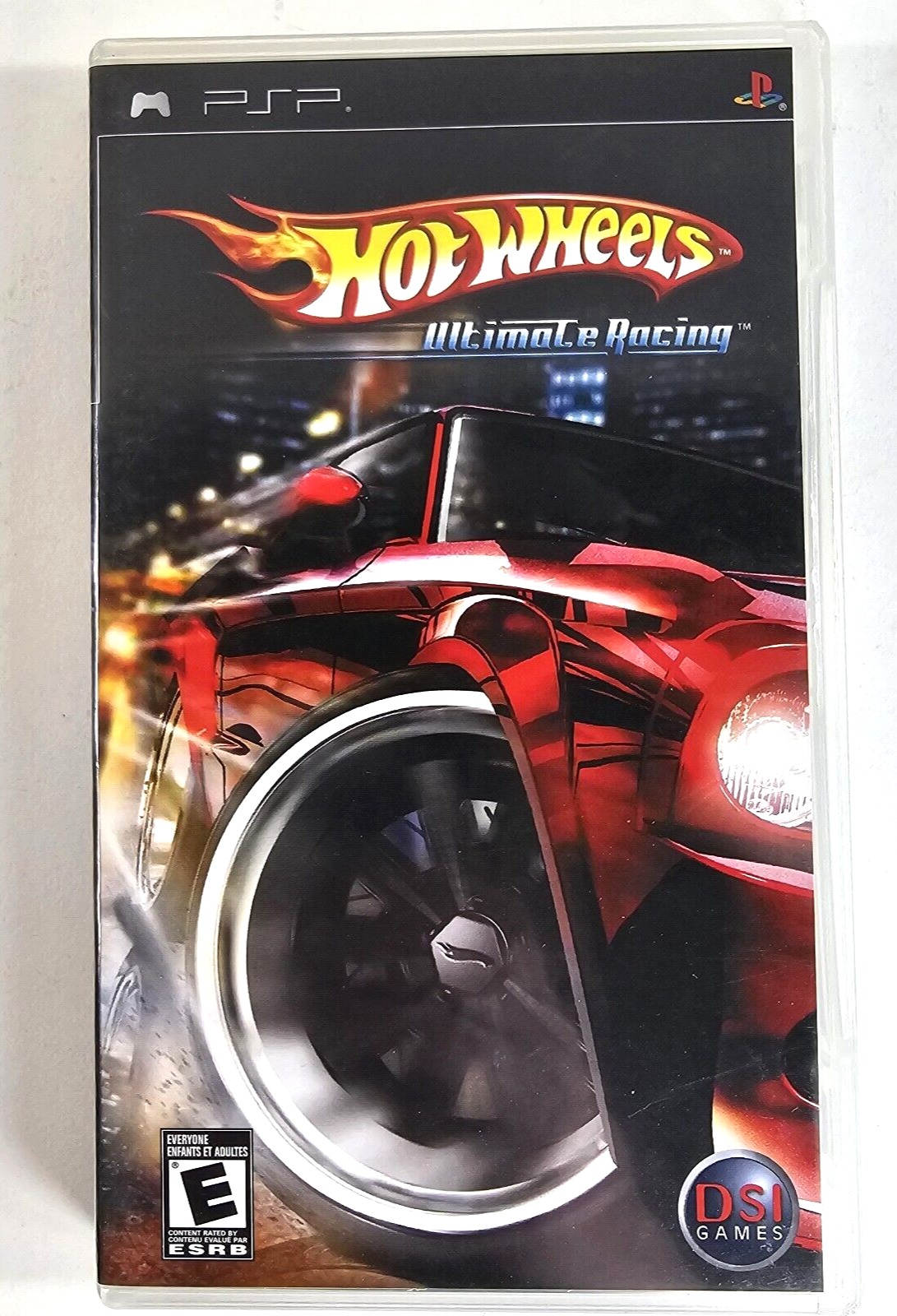Hot Wheels Ultimate Racing (Sony PlayStation PSP, 2007) Game Case Manual